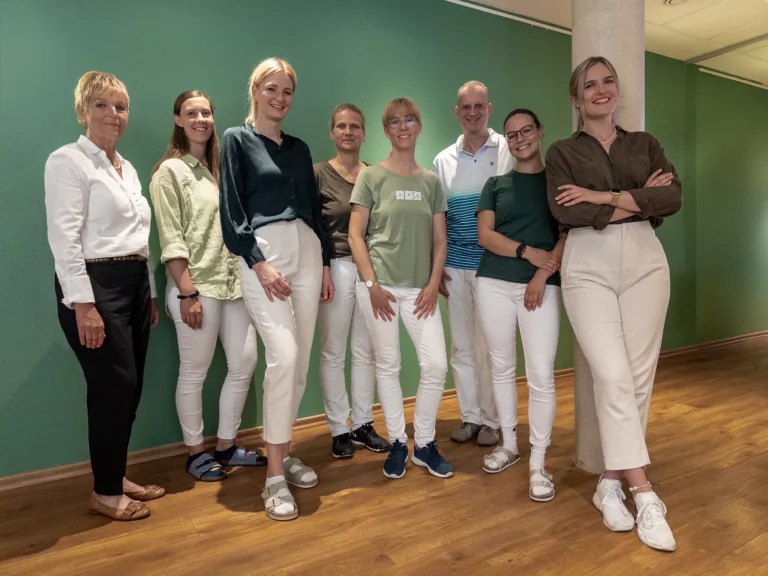 Teamfoto Physio am ZOB Buxtehude